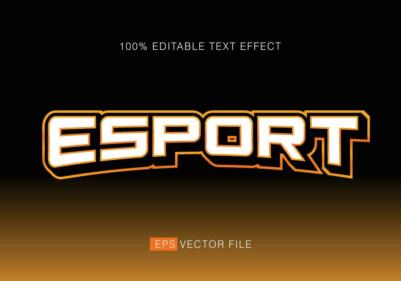 deporte juego de azar editable texto efecto gráfico estilo vector