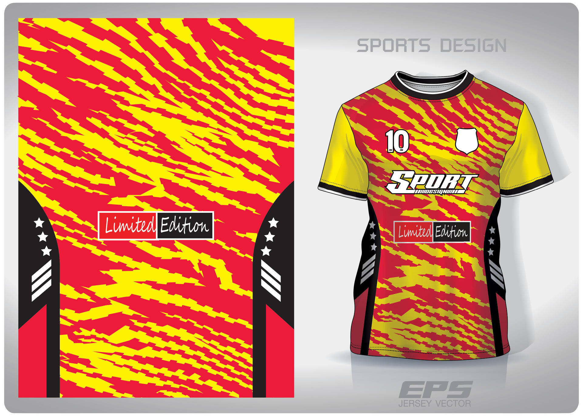 Vector sports shirt background image.red yellow zigzag tiger pattern design,  illustration, textile background for sports t-shirt, football jersey shirt  26567653 Vector Art at Vecteezy