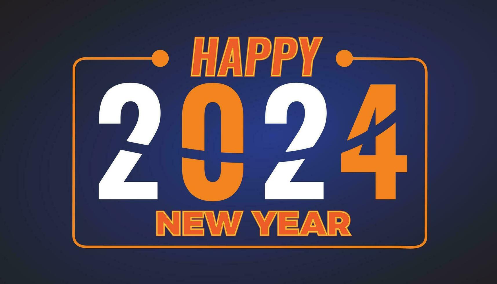 Happy new year 2024 number. With luxury shiny glitter. vector for a happy new year banner, poster greeting, and celebration.