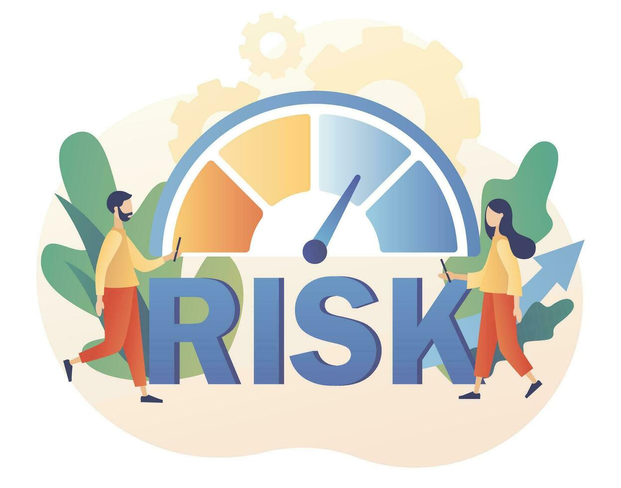 riesgo gestión. minúsculo personas revisar, evaluar, análisis riesgo