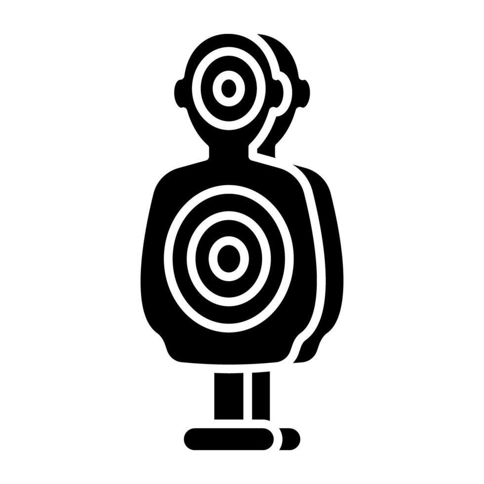 Vector design of human target board
