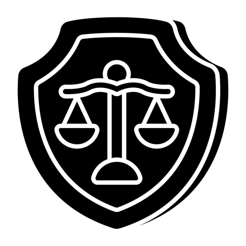 Premium download icon of law security vector