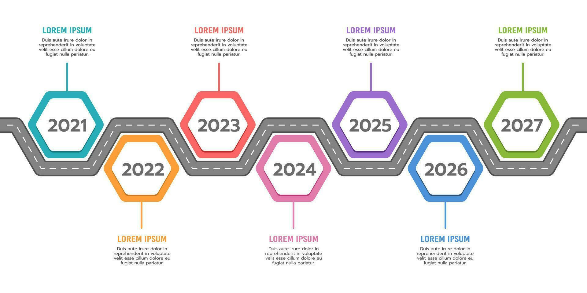 Timeline infographic design template. Milestone, Roadmap, Planning. Report and Information. Business Presentation. Vector illustration.