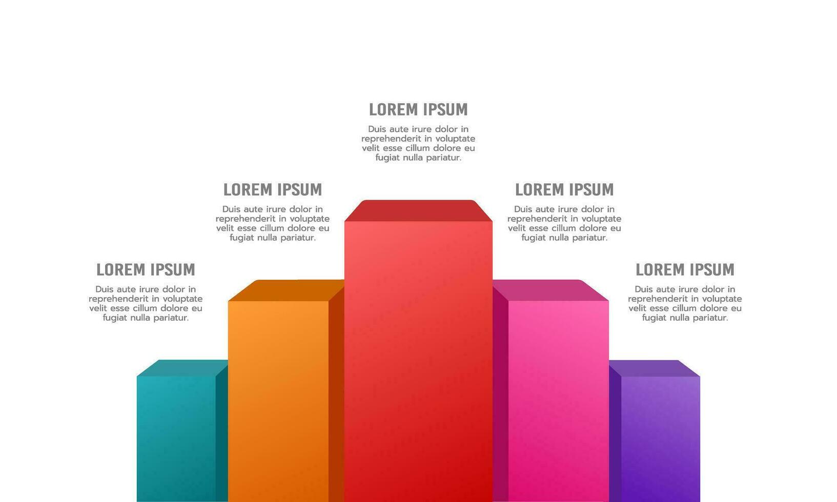 Stage podium for winner infographic template. Business presentation. Vector illustration.