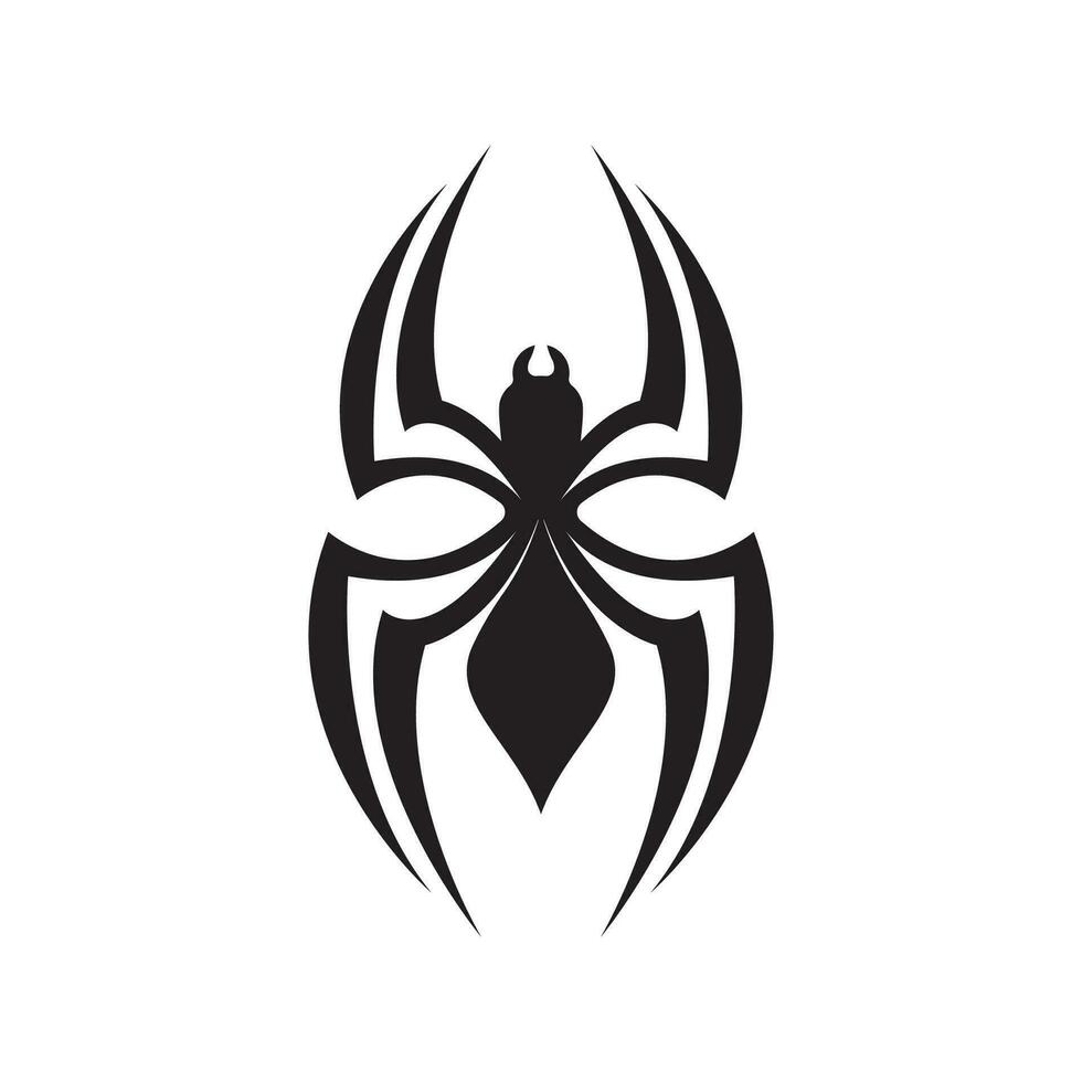 Spider logo icon design vector