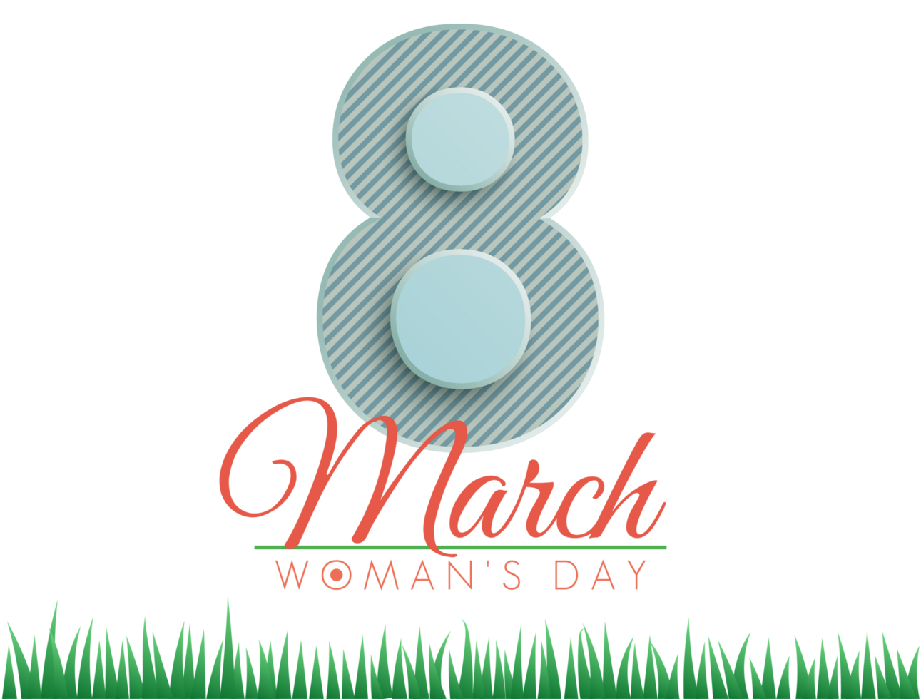 8 Mars hälsning kort för internationell kvinnor dag png