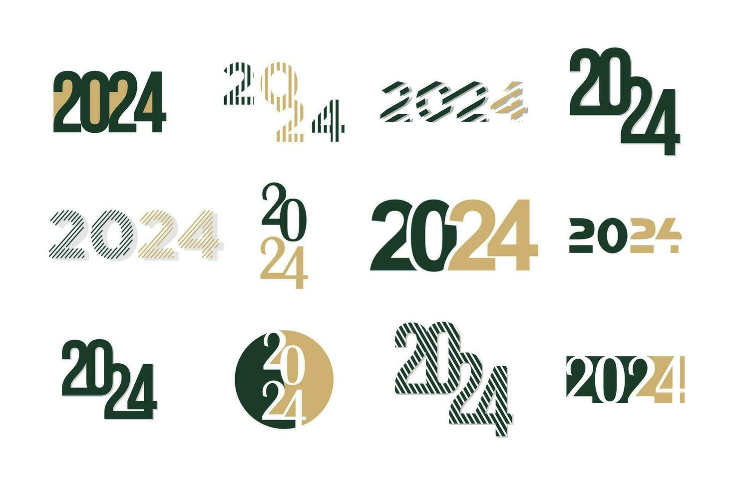 2024 logo design vector collection with unique element idea 26569416