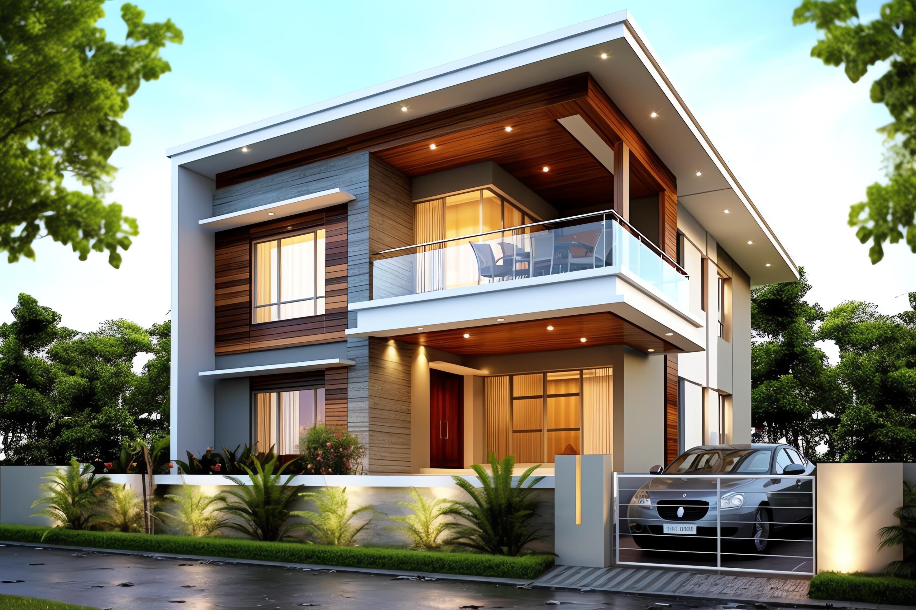 Beautiful Modern House Exterior With Carport Modern Residential beautiful-modern-house-exterior-with-carport-modern-residential