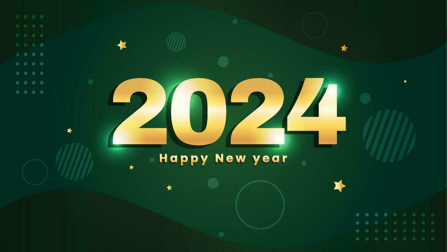 Happy New Year 2024 Background Design Template 26570005 Vector Art at