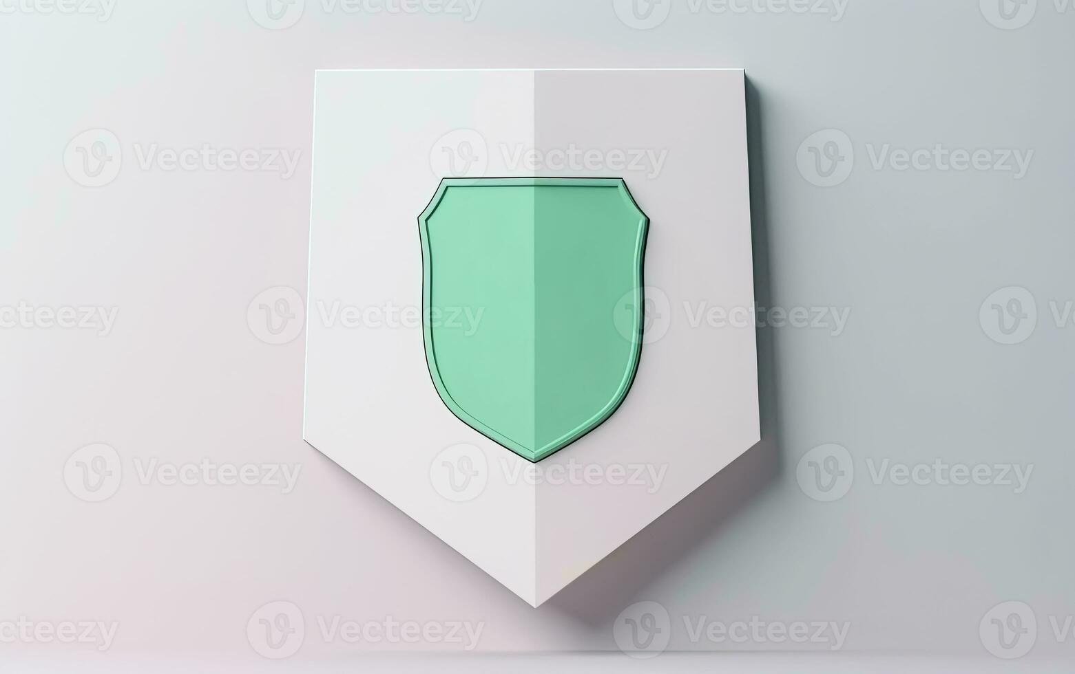 3d shield emblem badge mockup photo