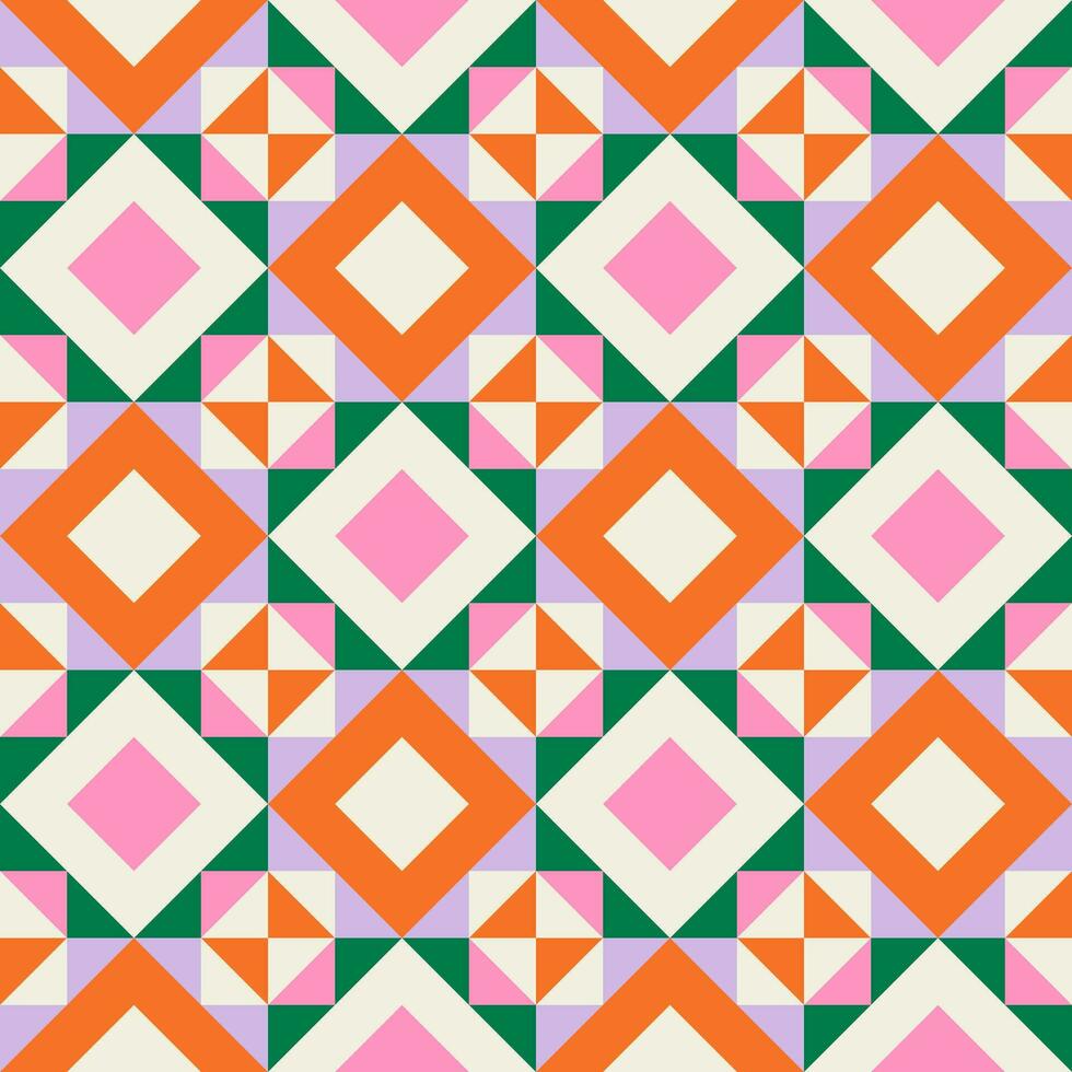 Essential geometric printable seamless pattern with abstract Minimal elegant line form stroke shapes in vibrant colors. Modern simple background in minimalist mid century style vector wall art