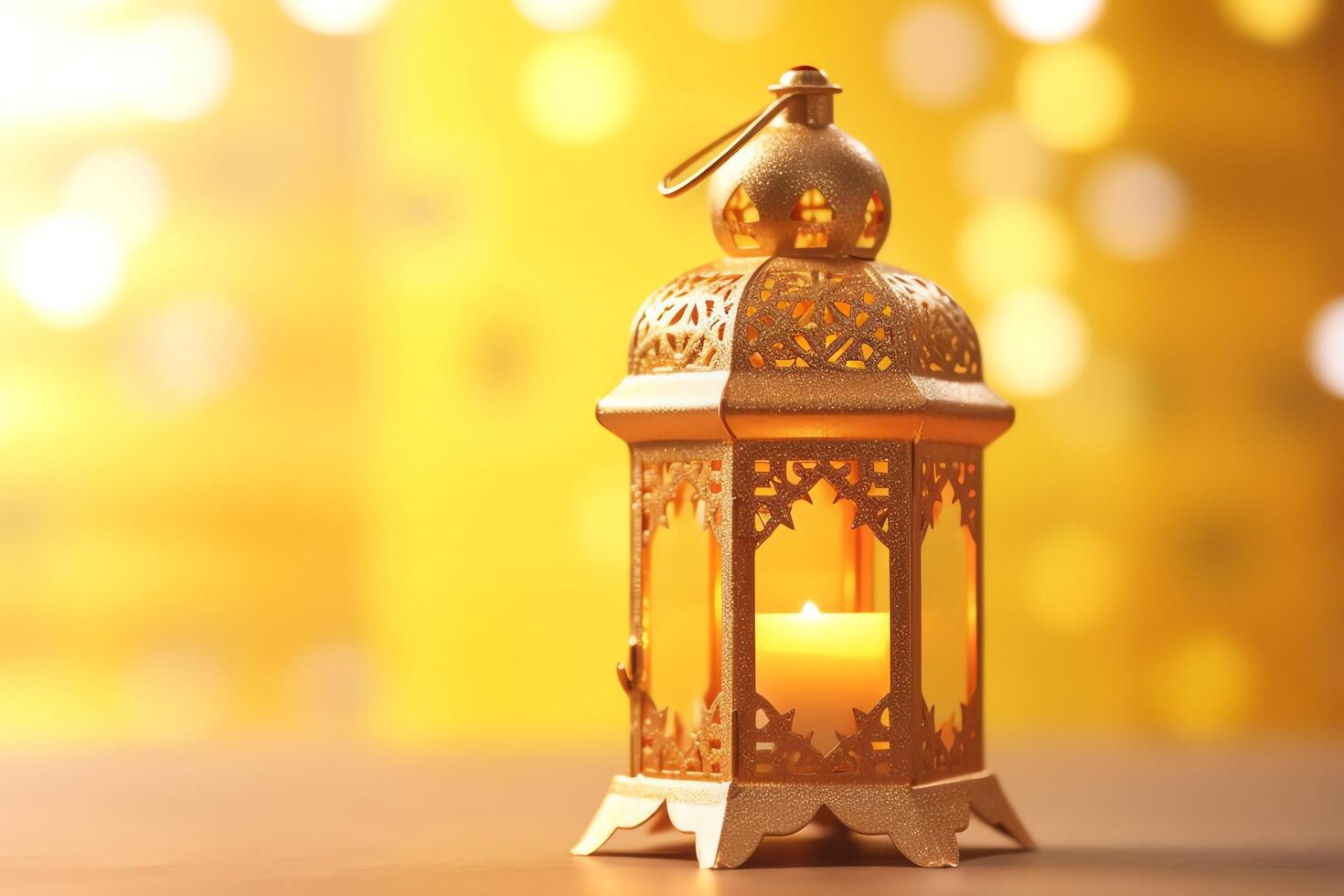 Eid mubarak and ramadan kareem greetings with islamic lantern and mosque. Eid al fitr background. Eid al fitr background of window concept by photo