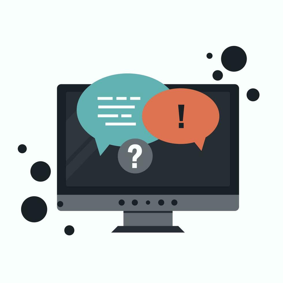 Live support. Business customer care service concept. Icon for contact us, support, help, phone call and website click. Flat vector illustration.