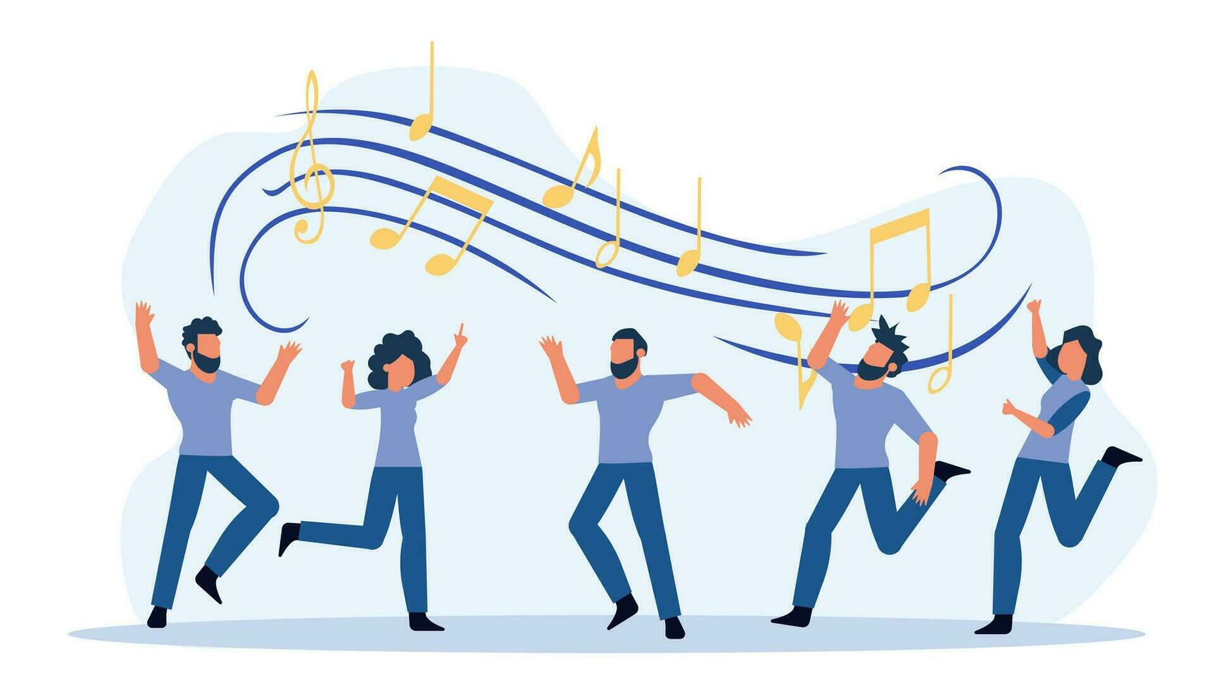 Person people vector illustration dance party woman and man. Happy friend  fun disco club music dancer cartoon group celebration. Character background  concert rejoice concept. Entertainment activity 26570593 Vector Art at  Vecteezy