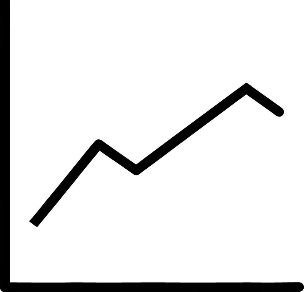 vector illustration of graph icon