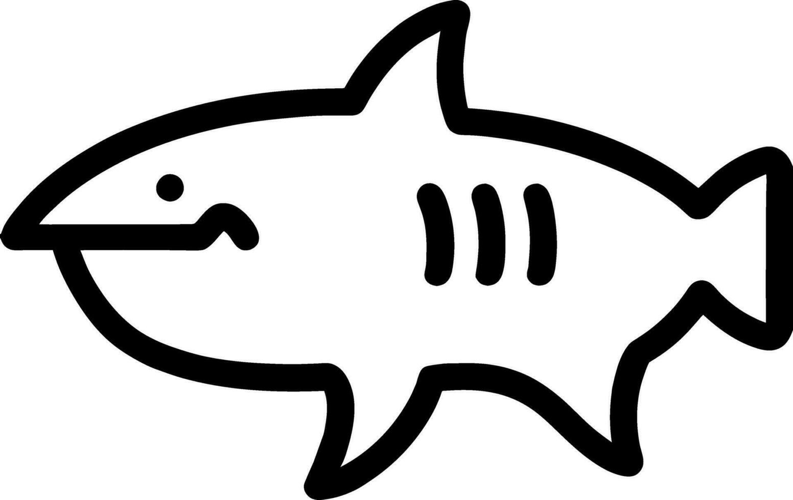 shark icon cartoon vector