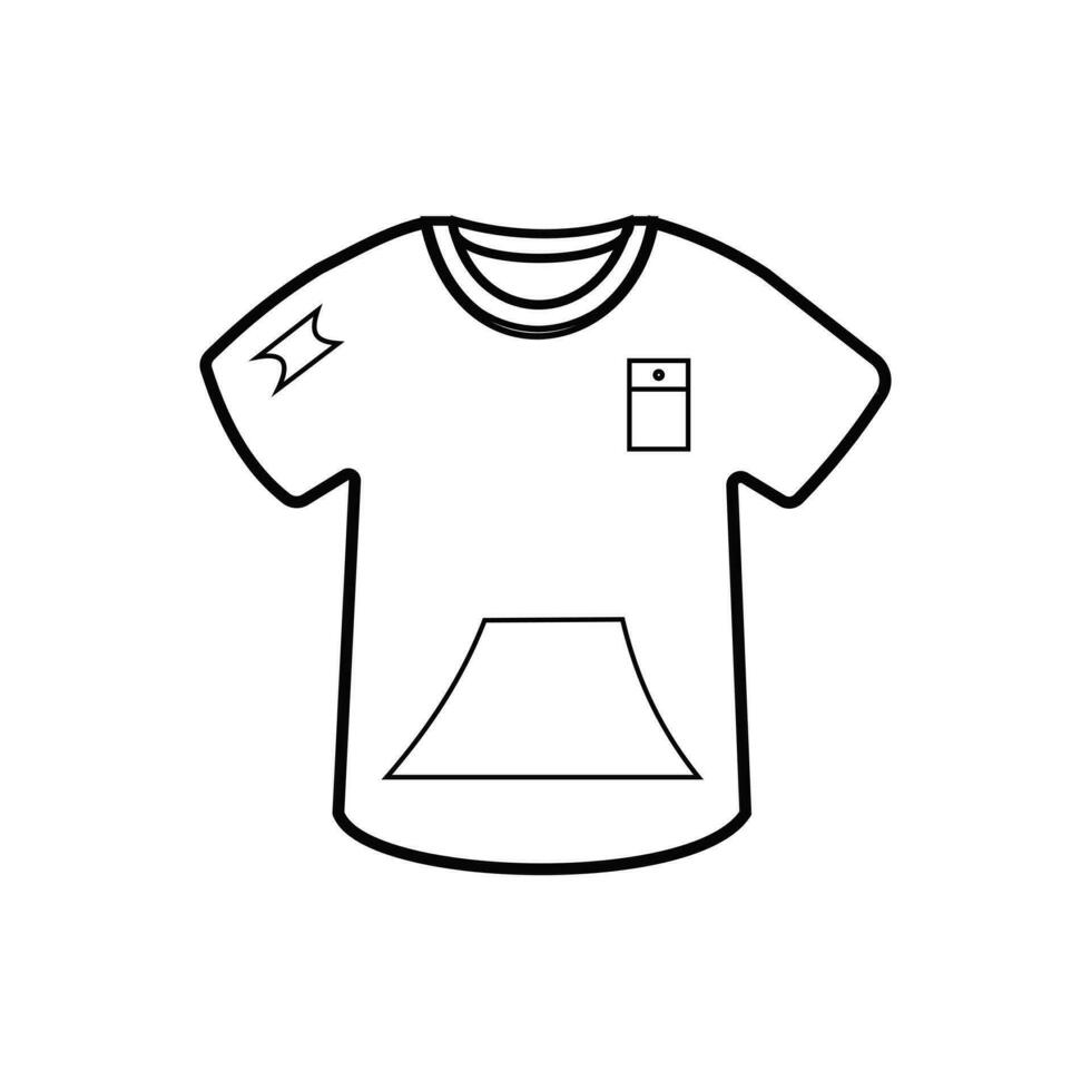 camisa icono, vector ilustración