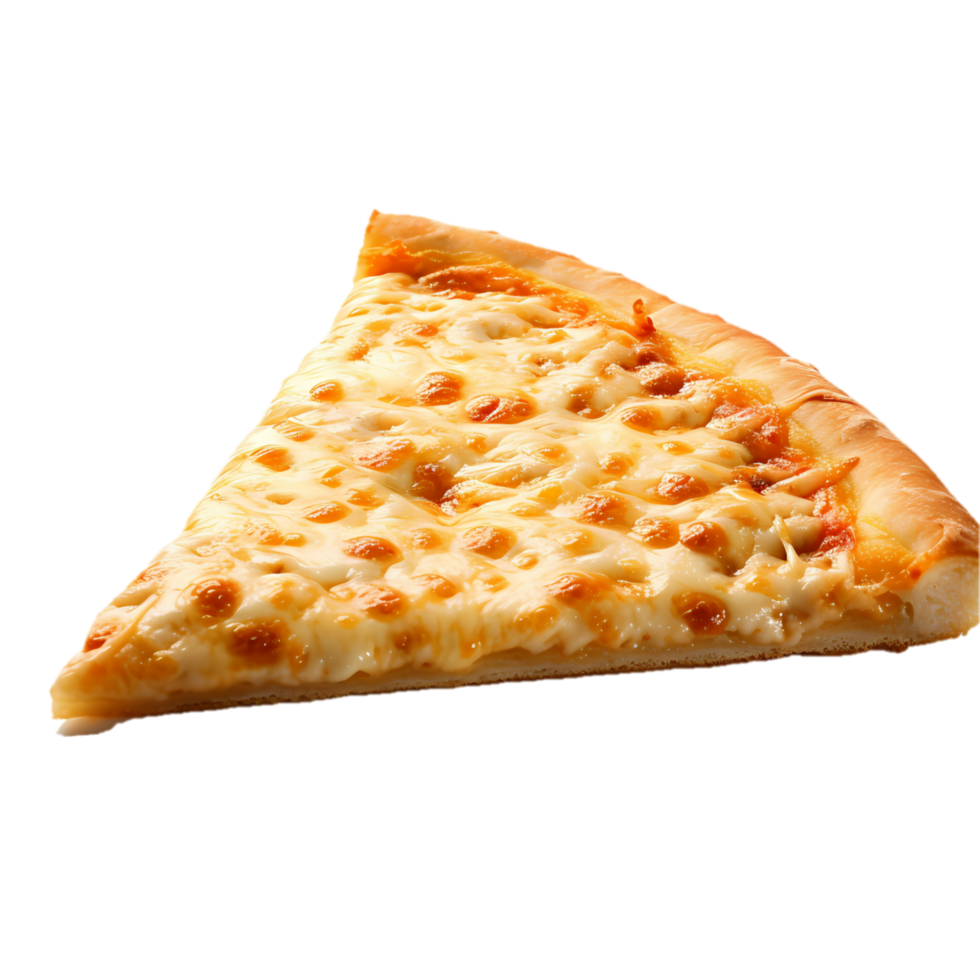 fatia do queijo pizza ai generativo png