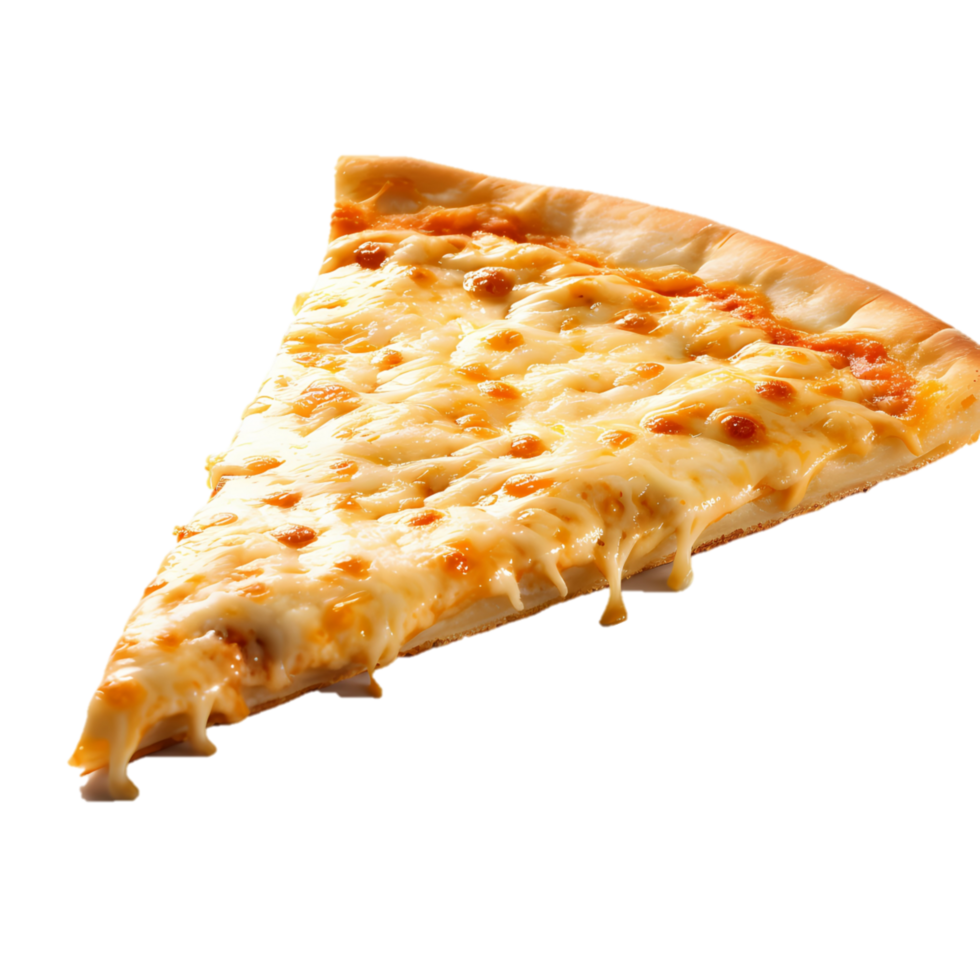 slice of cheese pizza ai generative png