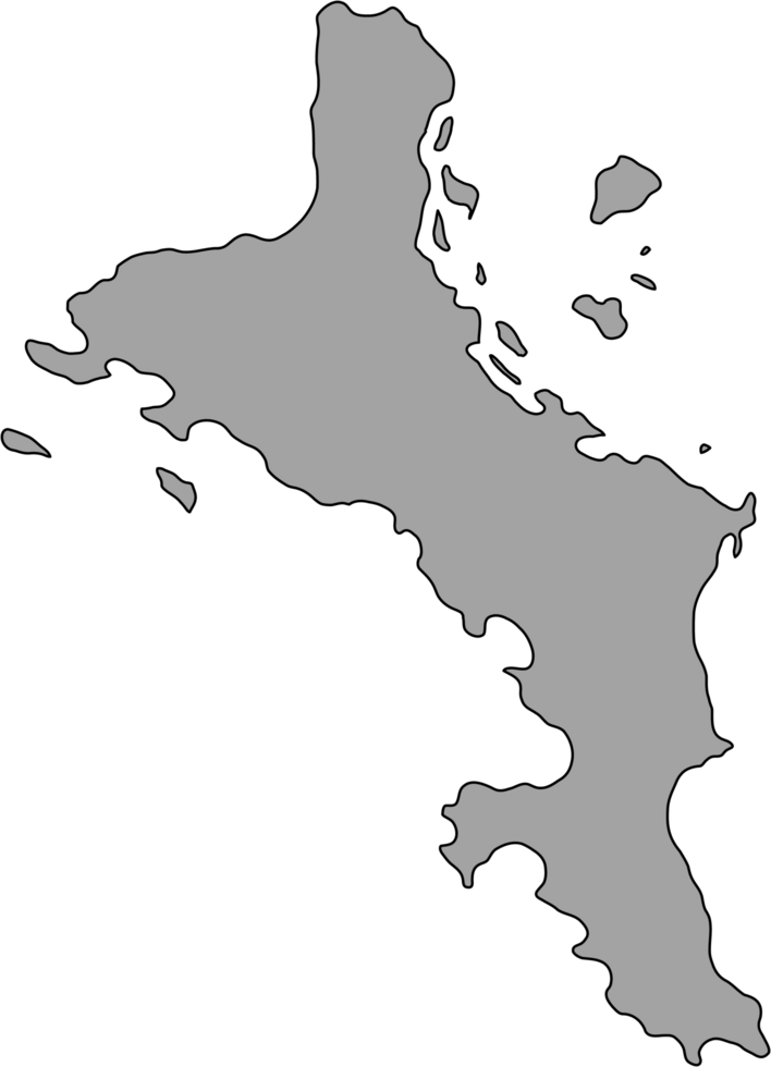 doodle freehand drawing of seychelles island map. png