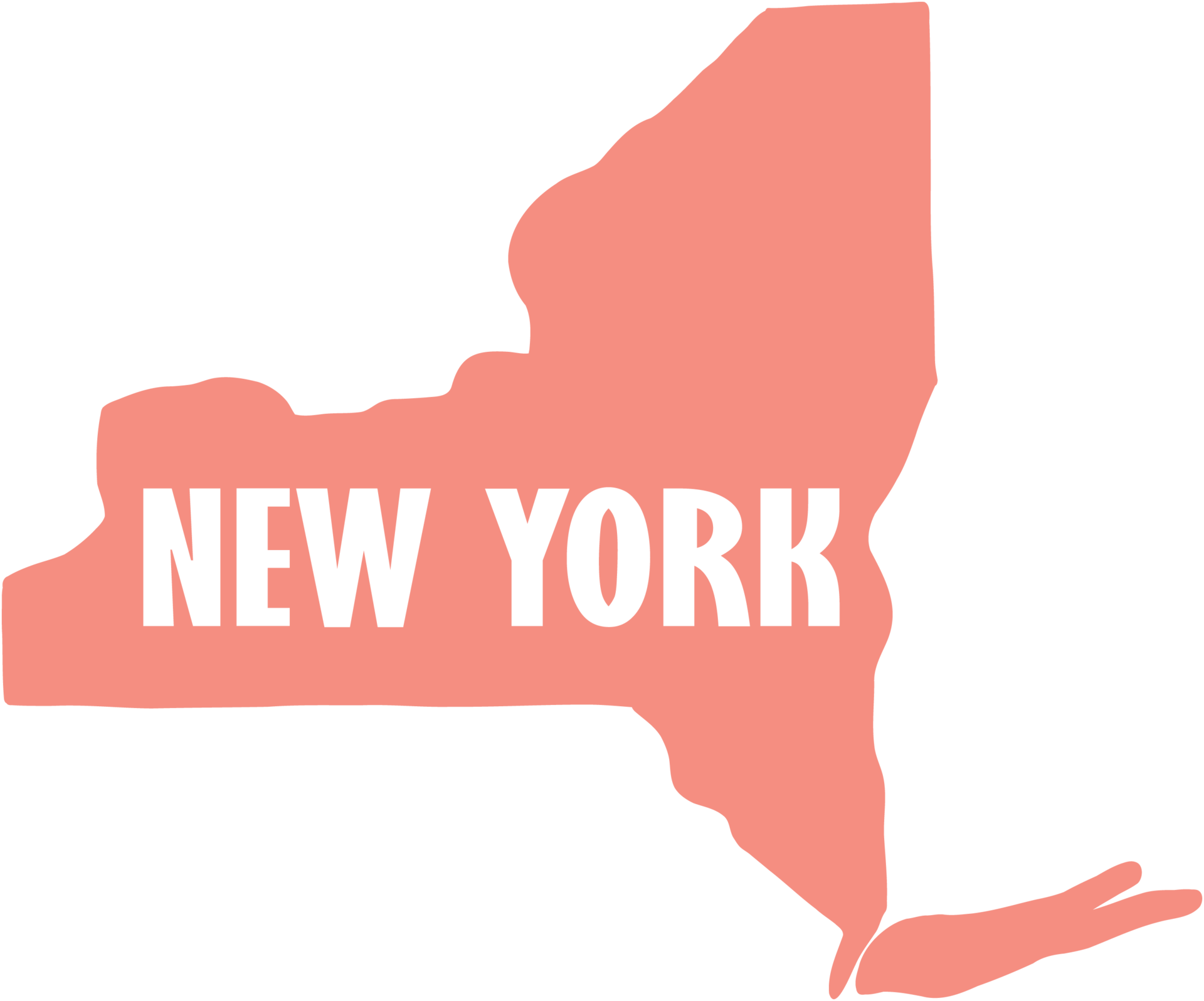 outline drawing of new york state - Outline Drawing Of New York State Map Free Png