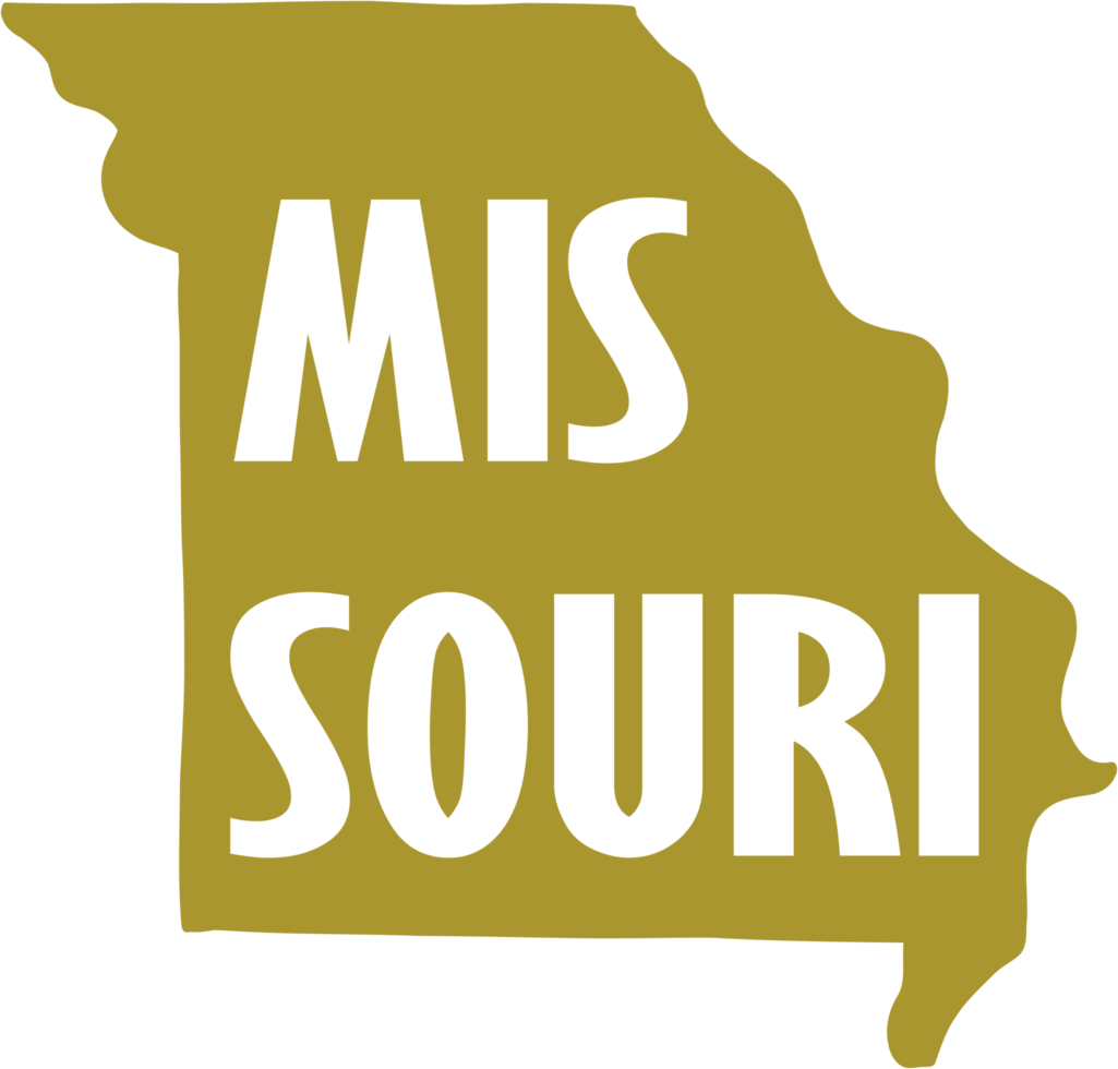 outline drawing of missouri state map. png