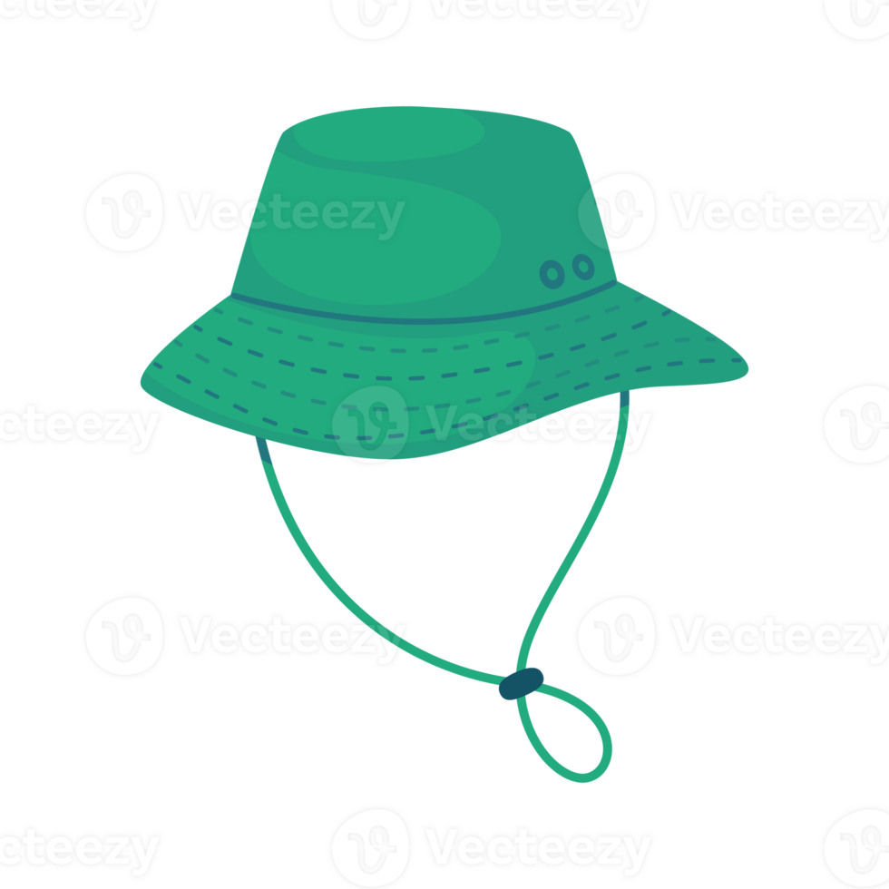 Hiking hat for protection from the sun and rain of the hikers. camping activity ideas png