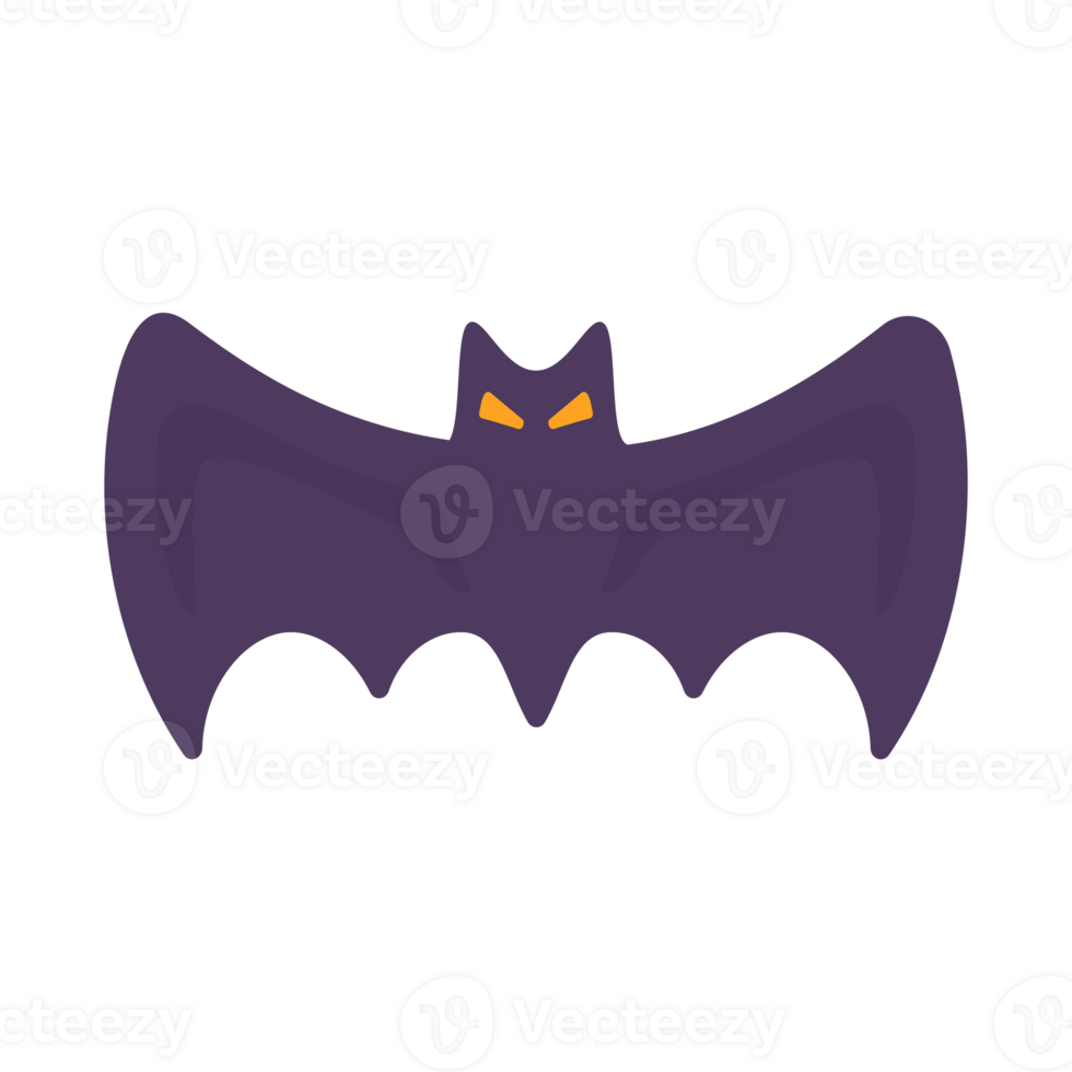 vampire bat cartoon scary ghost bat Blood on Halloween png