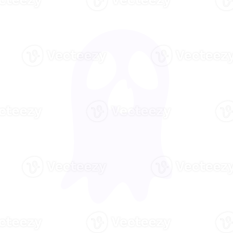 cute ghost cartoon ghost in white cloak halloween scary illustration png