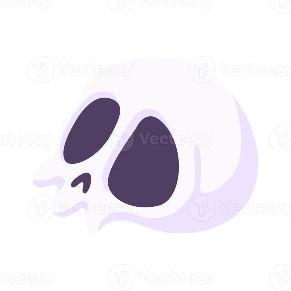 dead skull cartoon Performing a black magic ceremony. Halloween