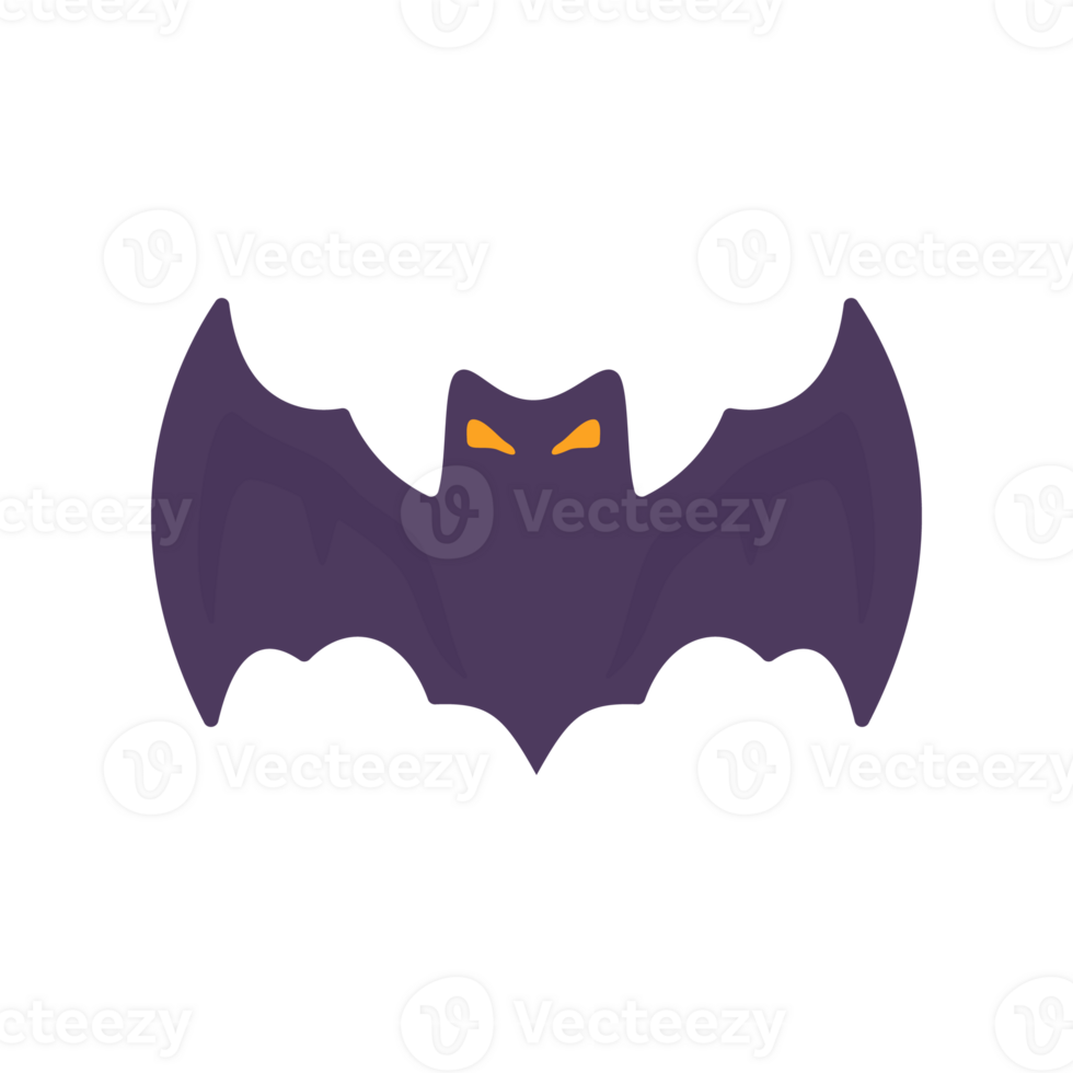 vampire bat cartoon scary ghost bat Blood on Halloween png