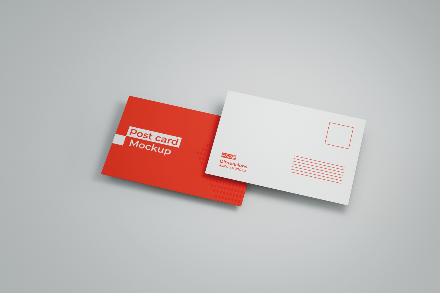 Postcard PSD Mockup Template