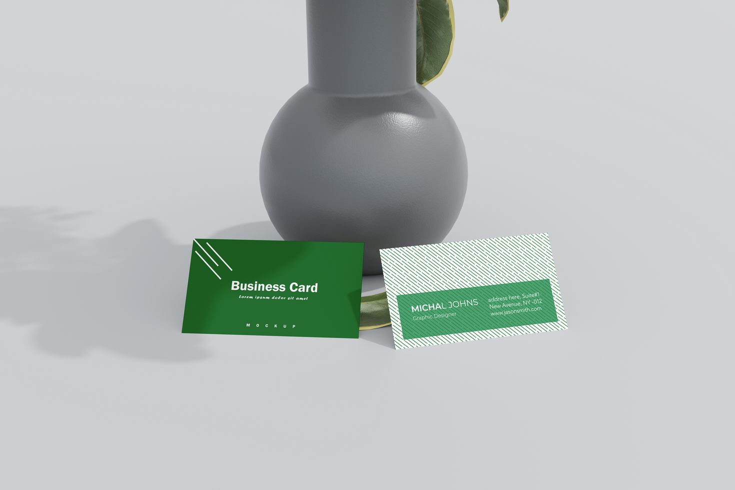 minimal business card Mockup psd