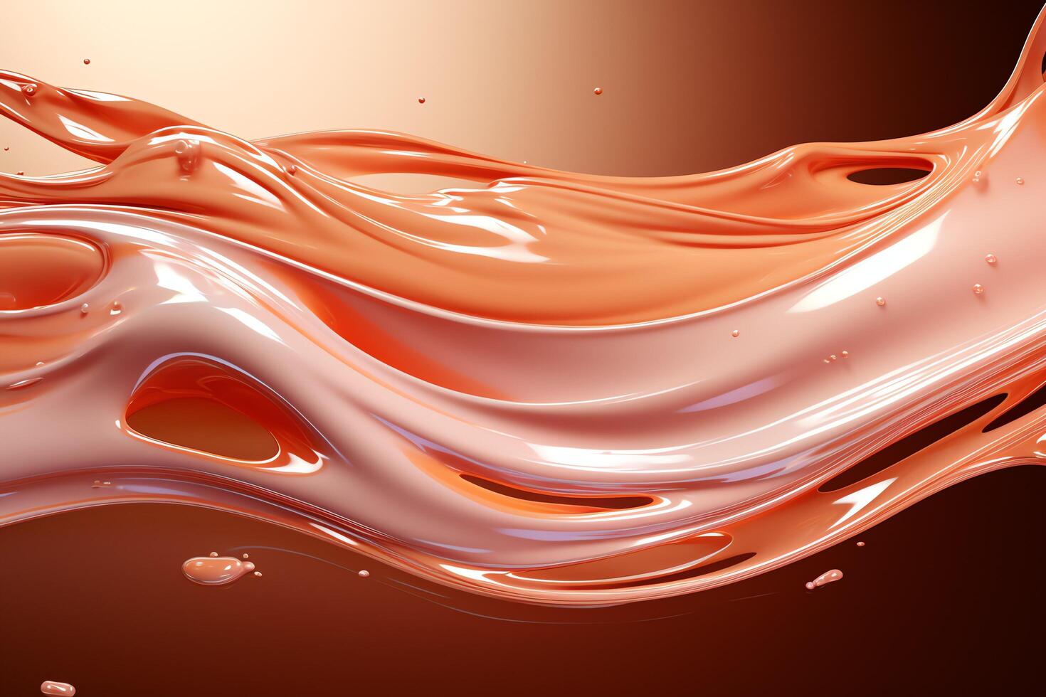 Foundation liquid elements splash. Fluid cosmetic cream or cosmetic make-up creamy product concept by photo