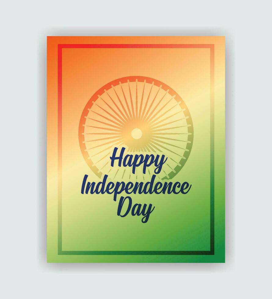 Happy independence day India Vector Template Design Illustration.