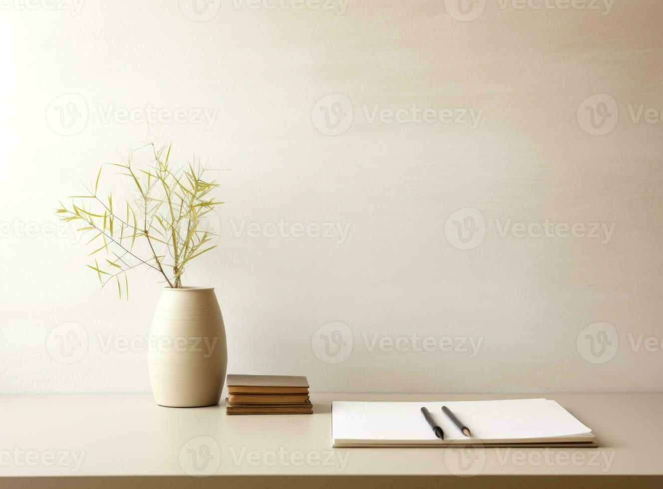 Minimalist beige background photo
