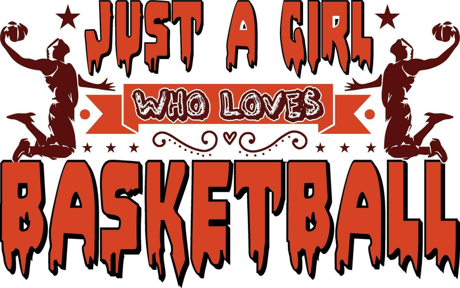 Just A Girl Who Loves Basketball And Slime Tshirt Gifts Just A Girl Who Loves Basketball And Slime Tshirt Gifts