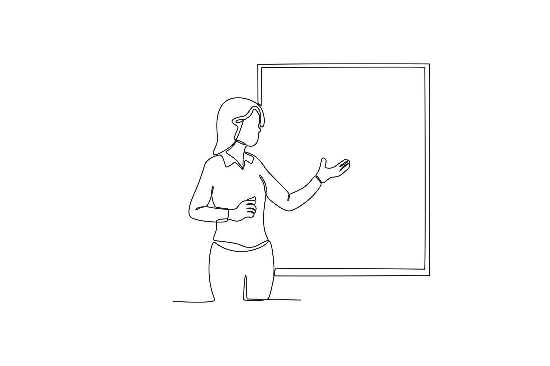 A Woman Focuses On A Presentation In Class 26575619 Vector Art At Vecteezy how-to-start-a-presentation-youtube