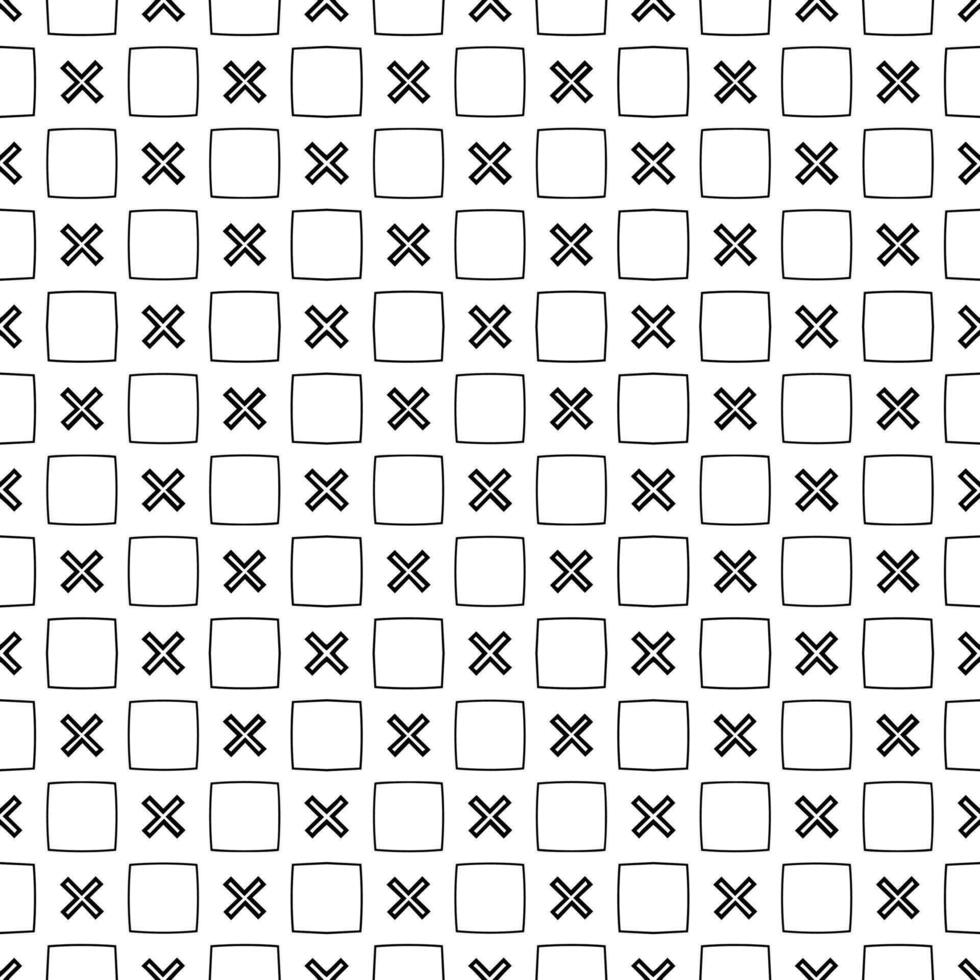Black and white seamless abstract pattern. Background and backdrop. Grayscale ornamental design. vector