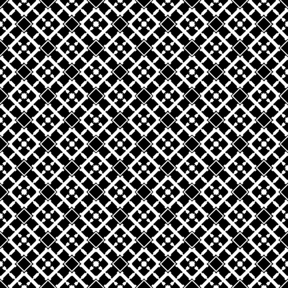 Black and white seamless abstract pattern. Background and backdrop. Grayscale ornamental design. vector