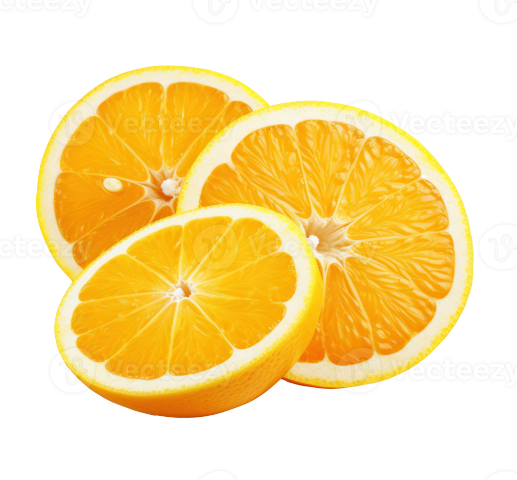 Orange slice isolated png