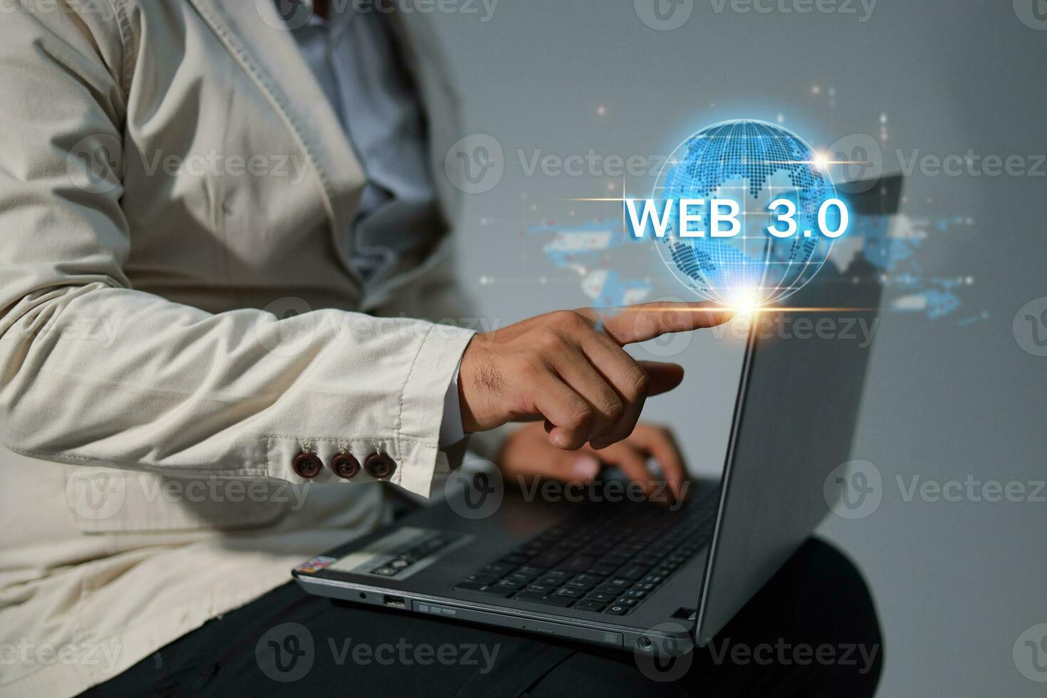 Technology and WEB 3.0  and storage online for computer business network ideas connected to Internet server services for cloud transfer shown in the future Network of Data. photo