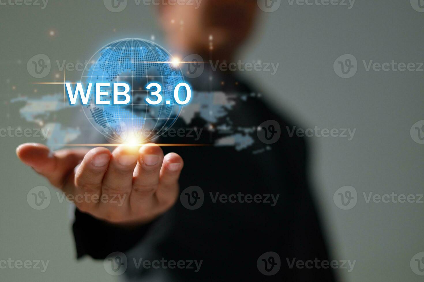 Technology and WEB 3.0  and storage online for computer business network ideas connected to Internet server services for cloud transfer shown in the future Network of Data. photo