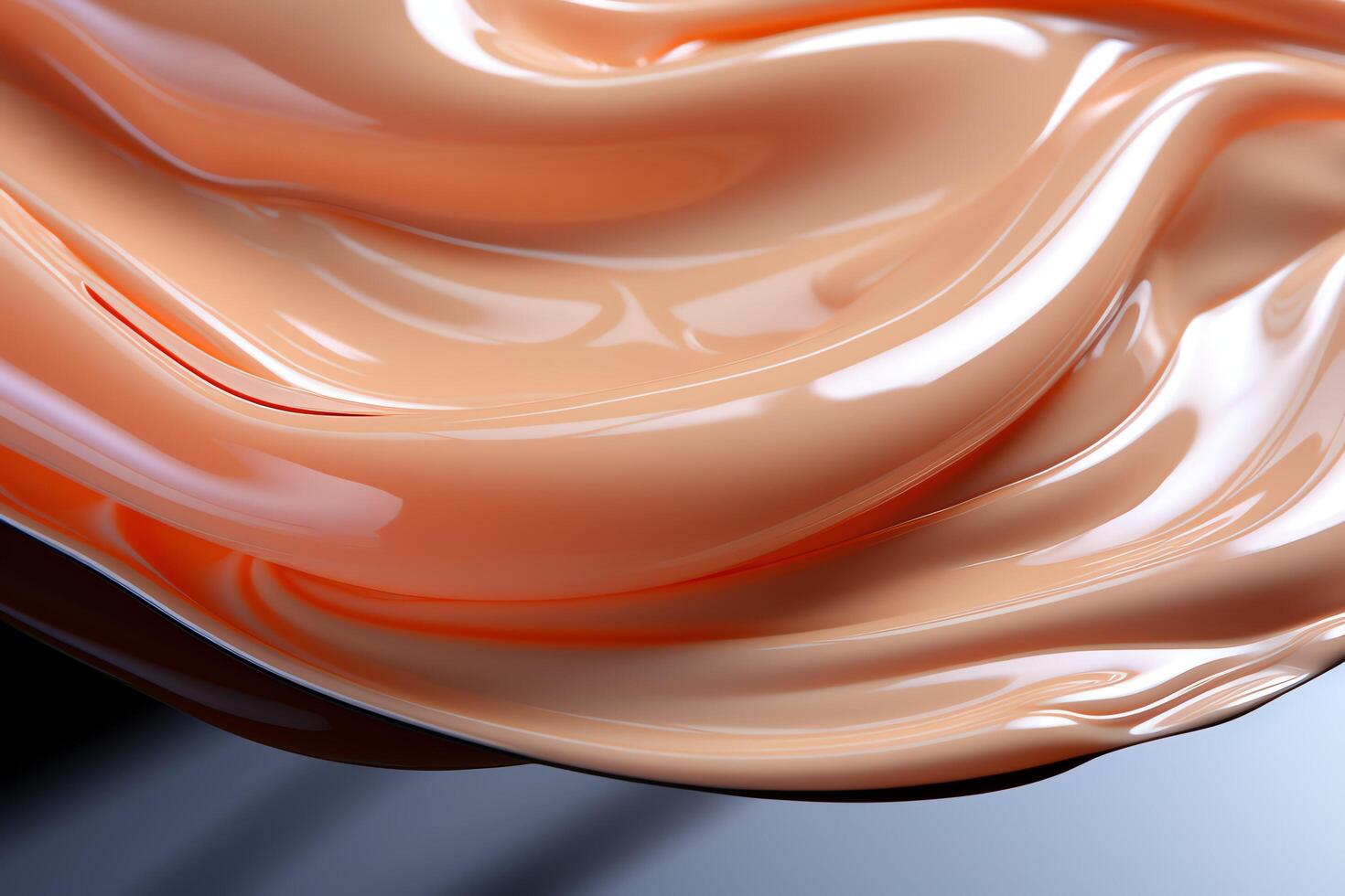 Foundation liquid elements splash. Fluid cosmetic cream or cosmetic make-up creamy product concept by photo