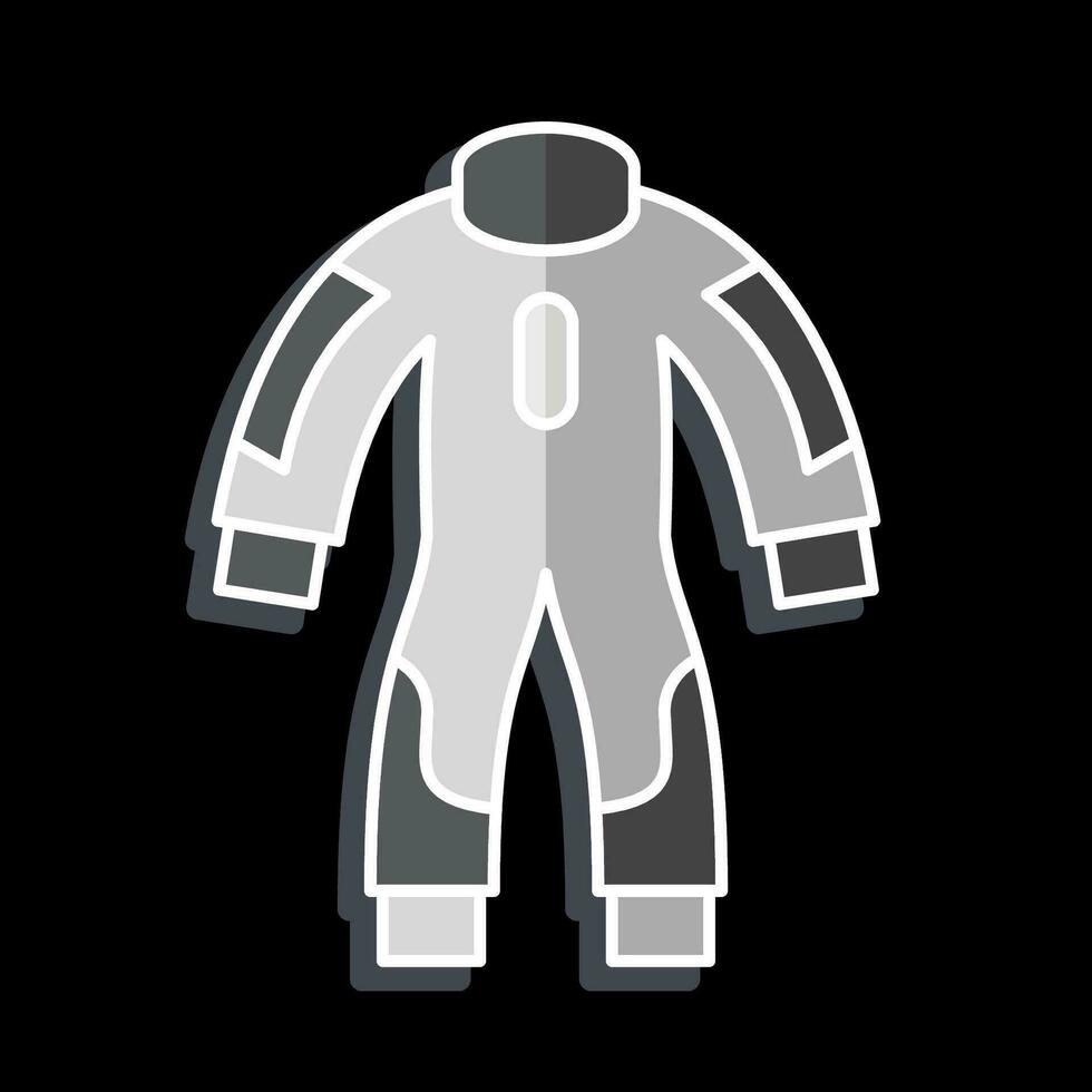 Icon Race Suit. related to Racing symbol. glossy style. simple design editable. simple illustration vector