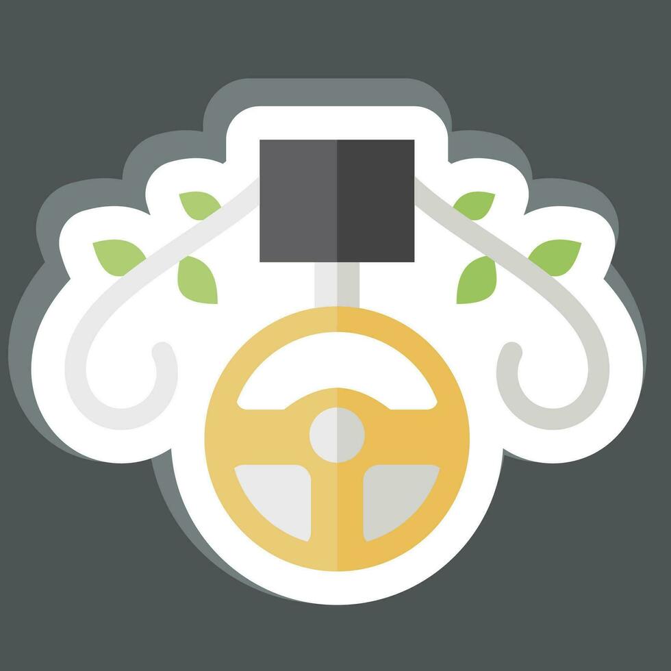 Sticker Medal. related to Racing symbol. simple design editable. simple illustration vector
