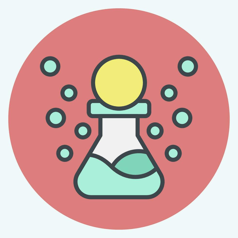 Icon Technetium. related to Nuclear symbol. color mate style. simple design editable. simple illustration vector