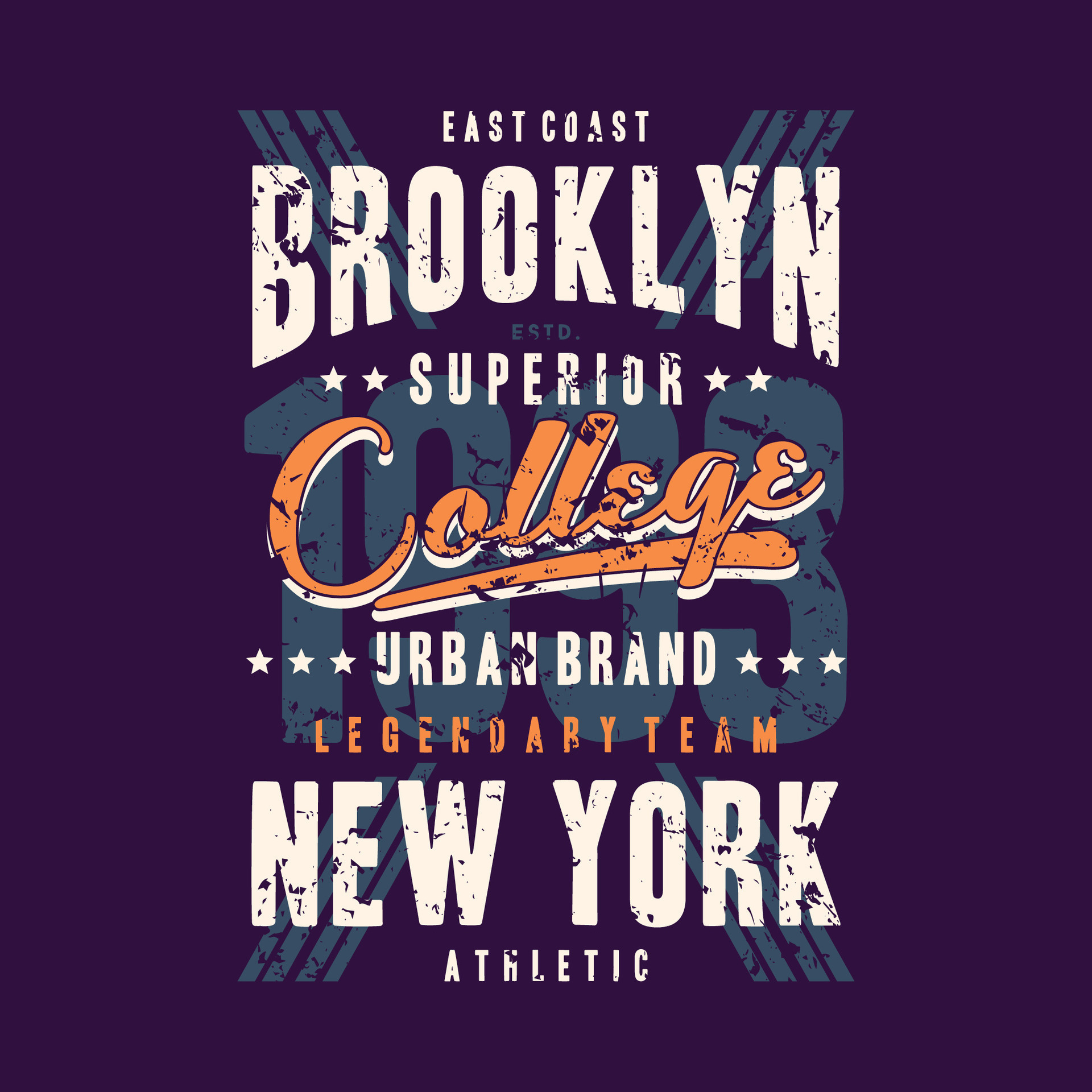 Brooklyn College Sports Font | Essential T-Shirt