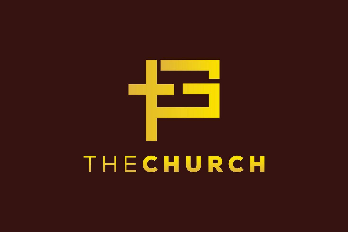 Trendy and Professional letter G church sign Christian and peaceful vector logo