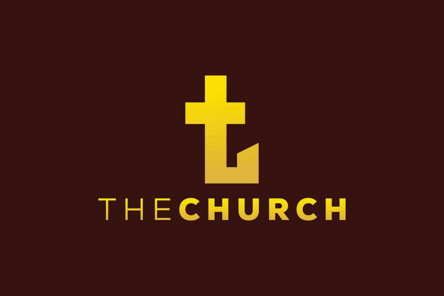 Trendy and Professional letter L church sign Christian and peaceful vector logo